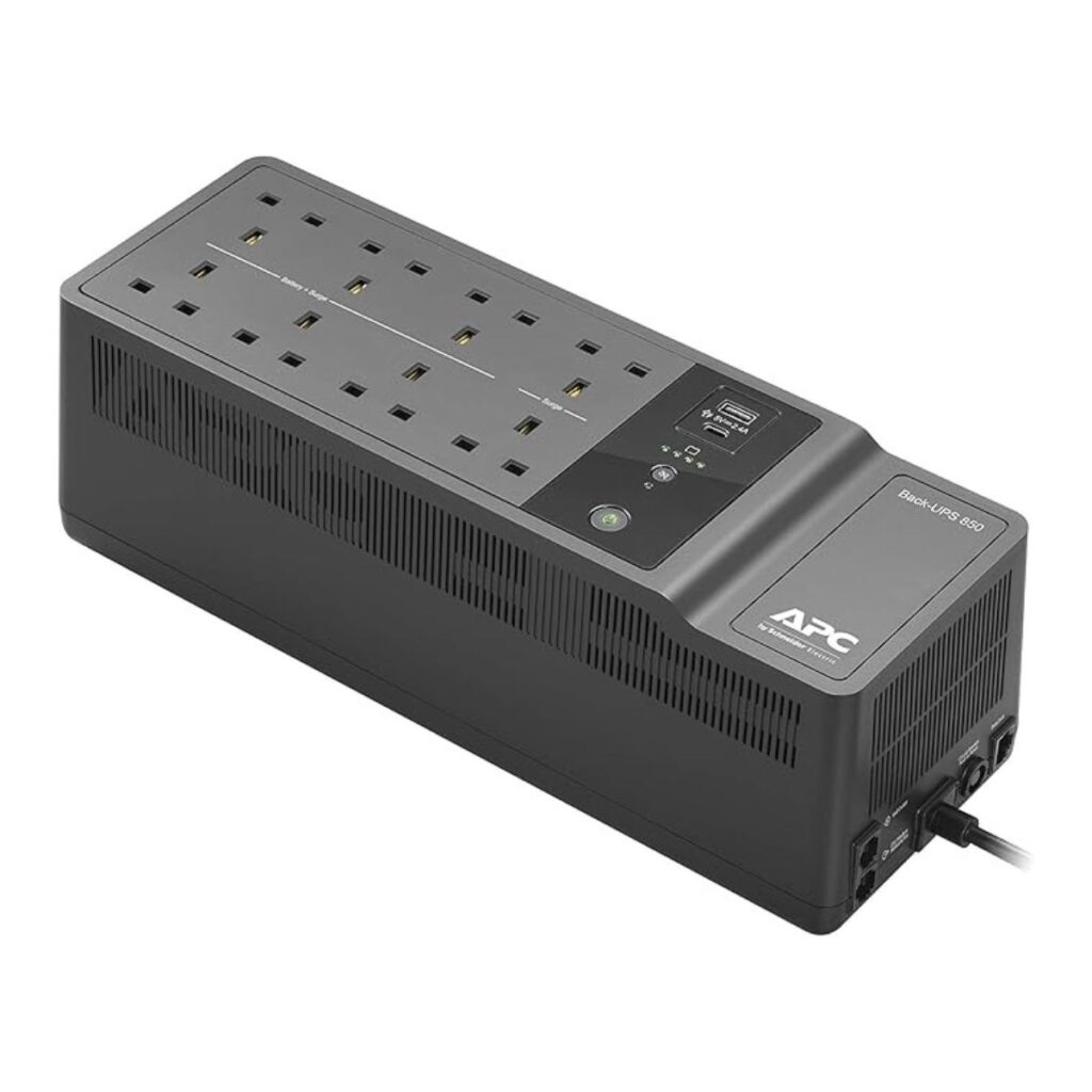 APC Back-UPS BE850G2 Emergency Power for Home and Office