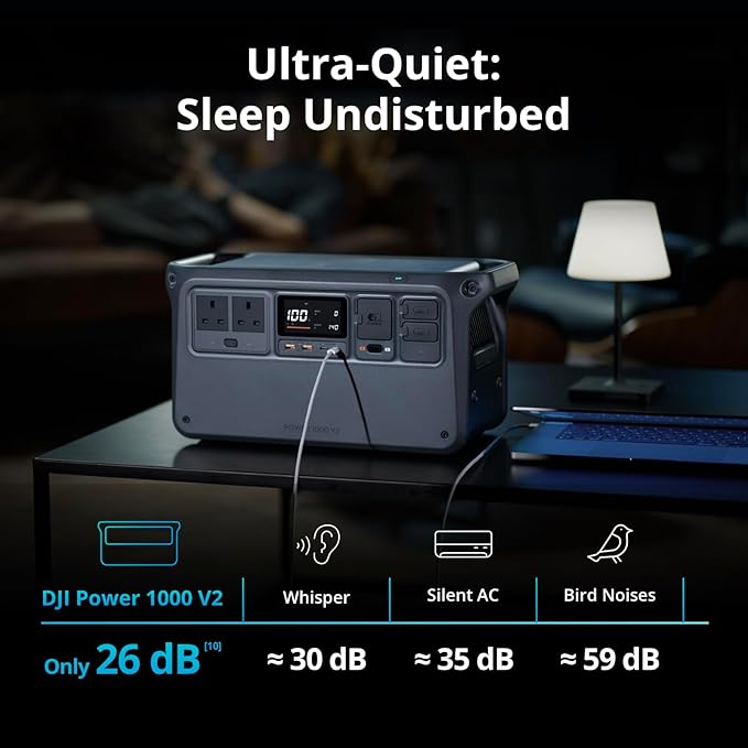 DJI Power 1000 V2 Portable Power Station front view