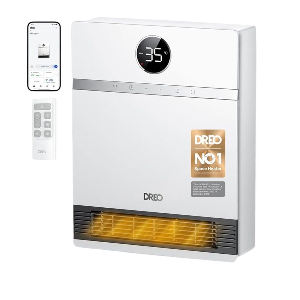 Dreo Smart Wall-Mounted Electric Heater