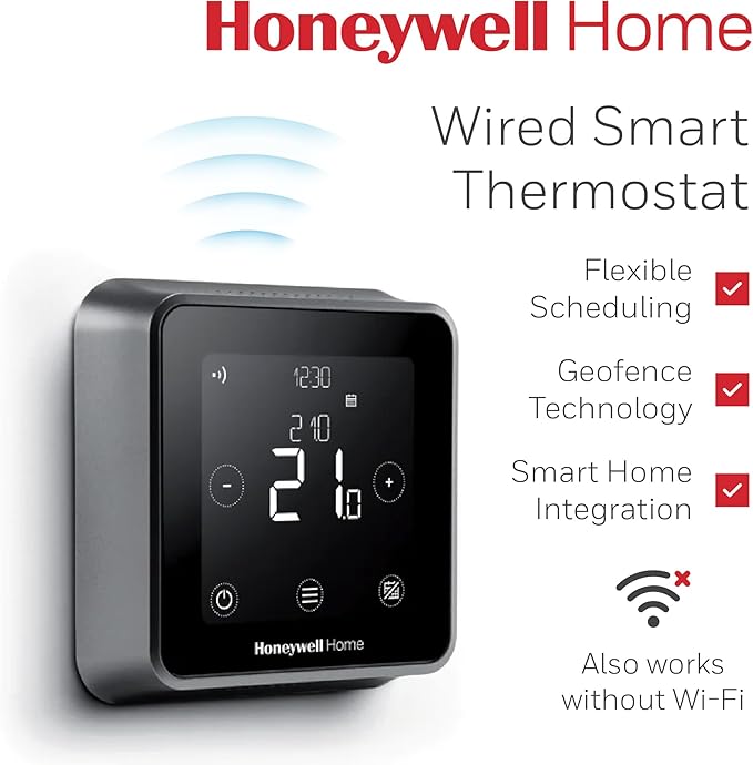 Honeywell Home T6 Smart Thermostat – Energy-Efficient Heating Control front view
