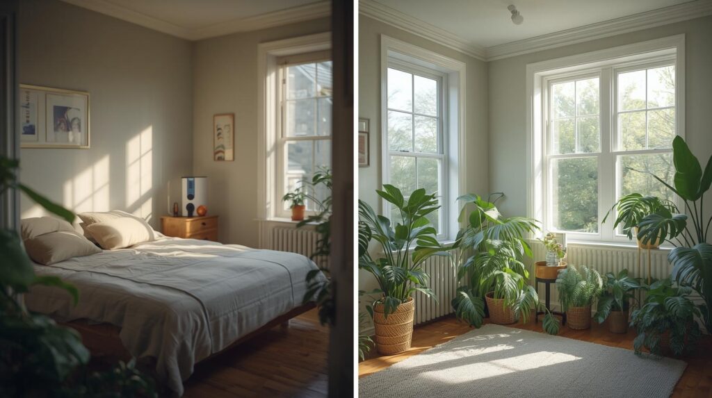 Improving home air quality room by room in UK homes