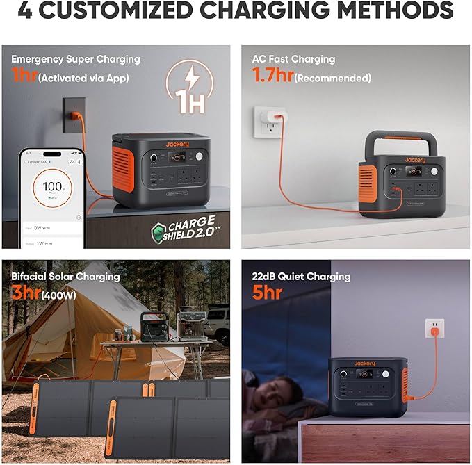 Jackery Explorer 1000 v2 Portable Power Station ports and outputs