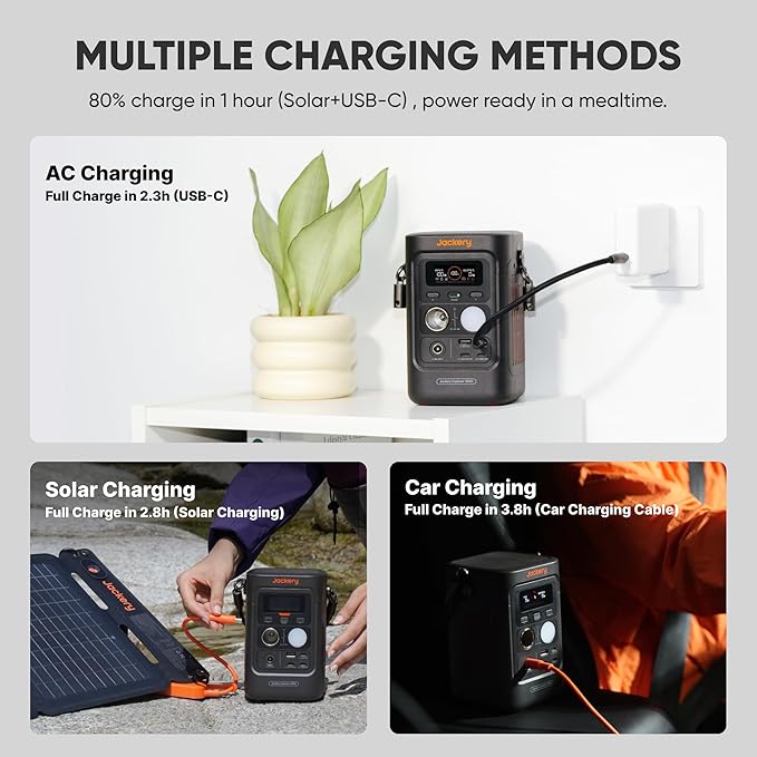 Jackery Explorer 300D Emergency Power Bank 288Wh front view