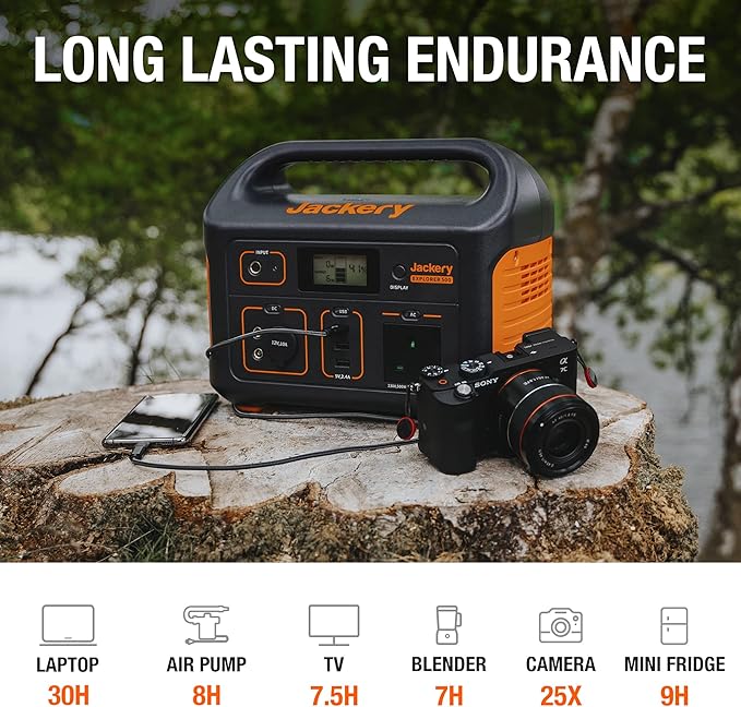 Jackery Explorer 500 Emergency Power front view