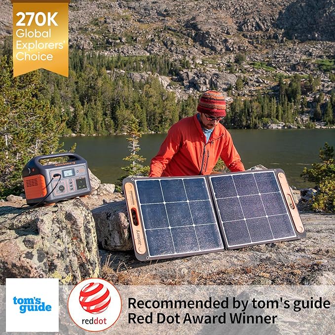 Jackery Explorer 500 Emergency Power in use outside