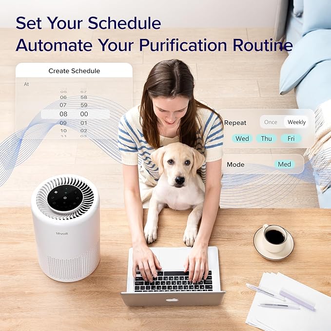 Levoit Core 200S Smart Air Purifier for Medium Rooms front view