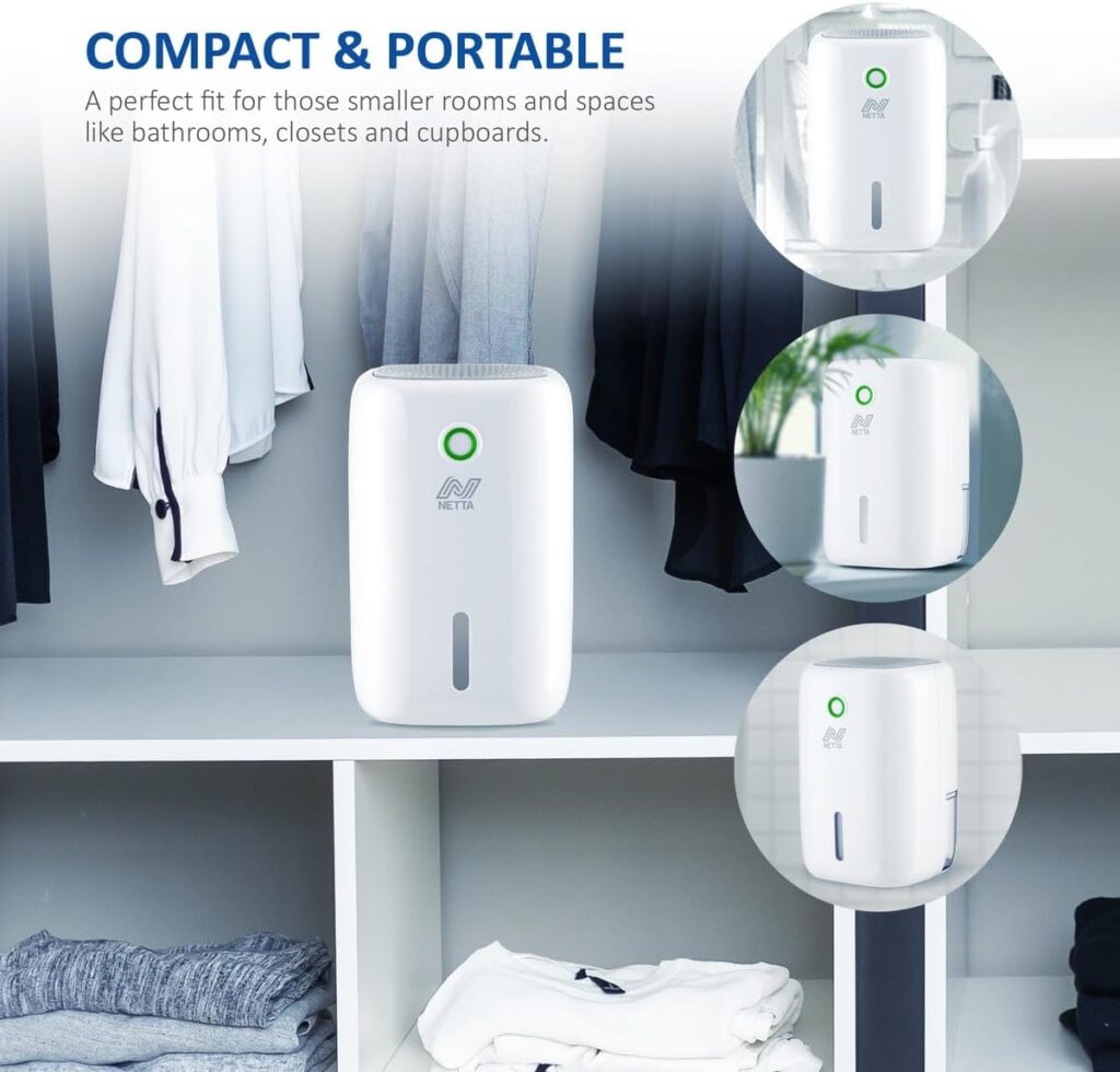 NETTA 800ml Mini Dehumidifier front view