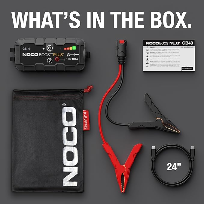 NOCO Boost GB40 Emergency Power for Vehicles top view