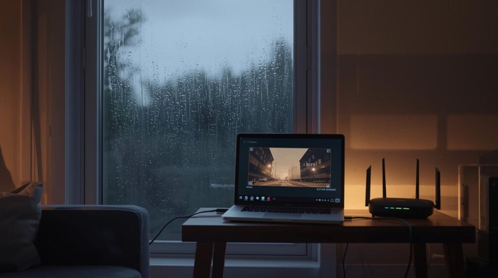 No dramatic or survivalist look – realistic UK household scenario