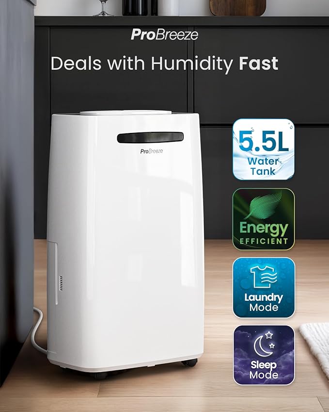 Pro Breeze 20L Dehumidifier front view