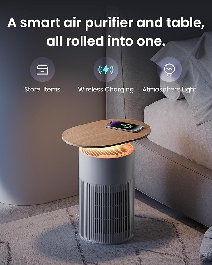 SwitchBot Smart Air Purifier for Bedrooms and Pet Homes front view
