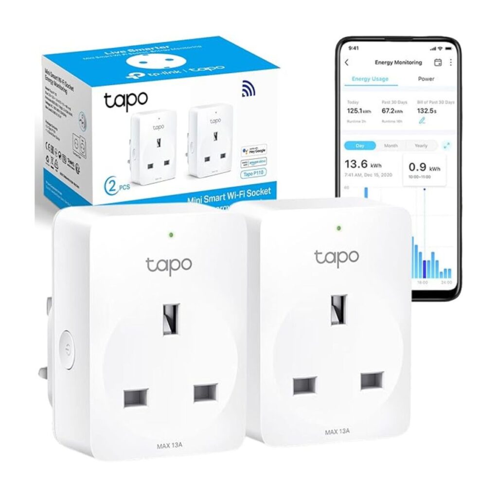 Tapo P110 Smart Plug (2-Pack) – Energy Monitoring