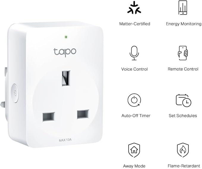 Tapo P110M Smart Plug (4-Pack) – Energy Monitoring front view