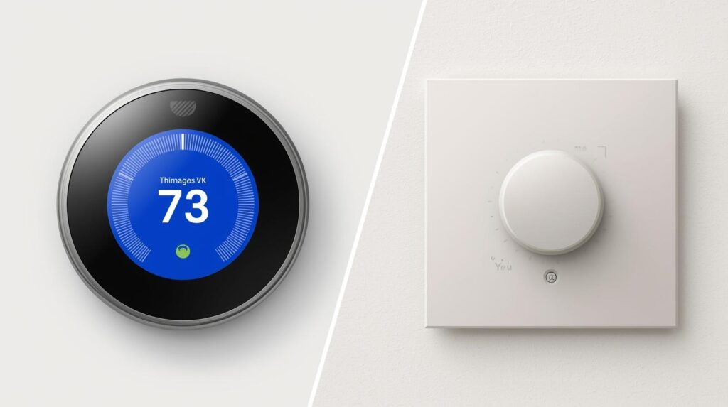 comparison between smart thermostats and heating controllers