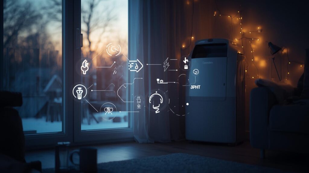 dehumidifier energy use and running costs in UK homes