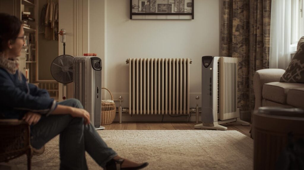 electric heaters for heating one room in the UK