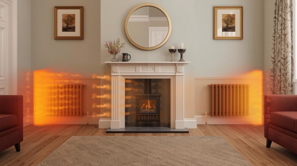 electric heating efficiency comparison in UK households