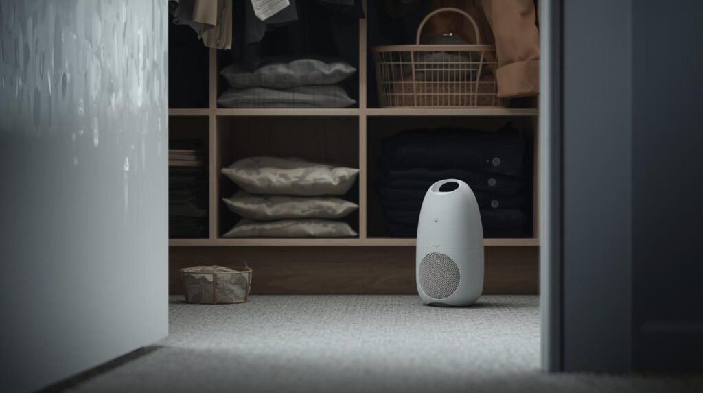 moisture absorber used in a small enclosed space