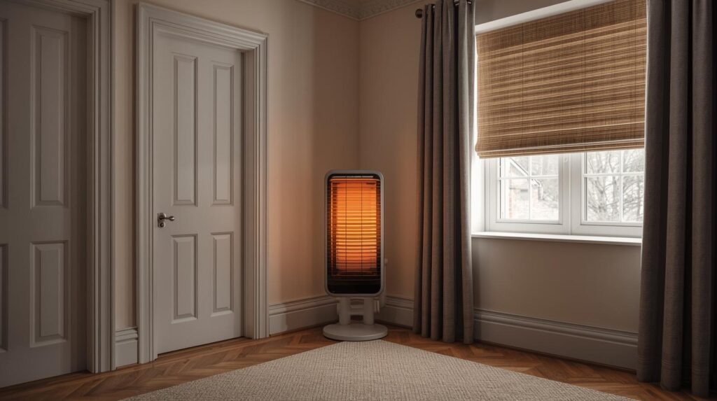 using an electric heater efficiently in a UK room