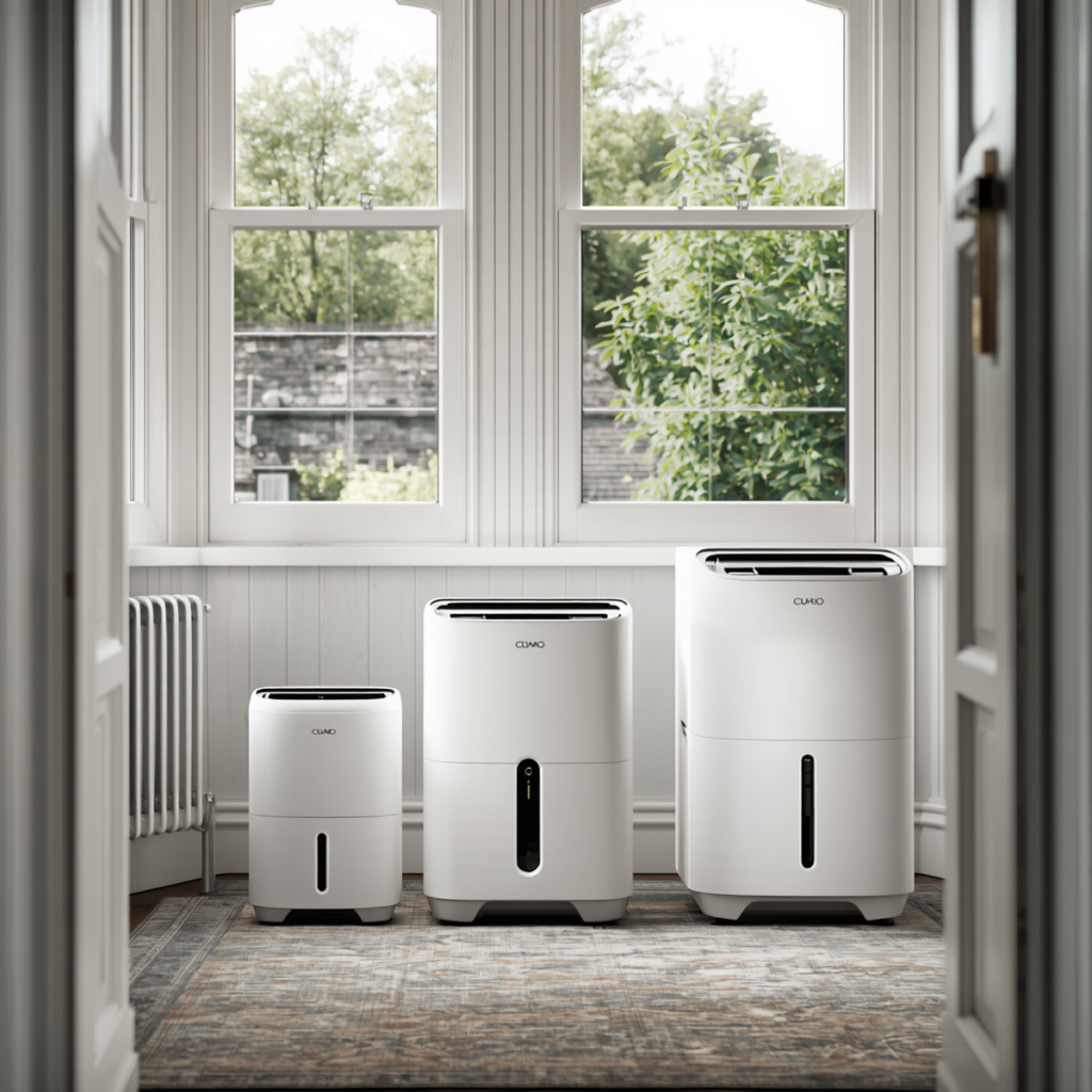 different sizes of dehumidifiers for condensation control in UK home